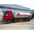 Hot Sale FAW 8*4 heavy lpg tanker transportation truck 34500 liters capacity on sale